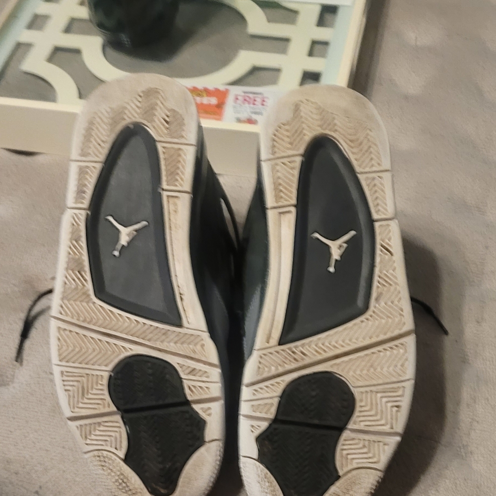 Black and White Sneakers with Logo